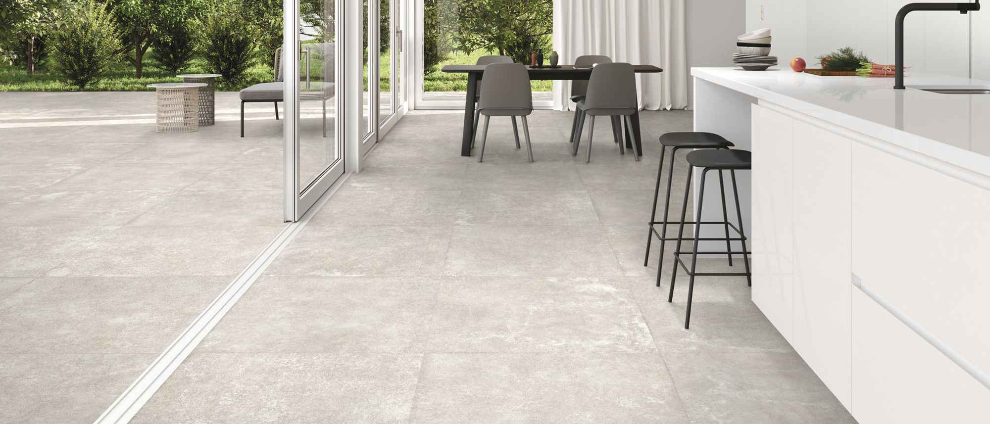 indoor outdoor porcelain compressed