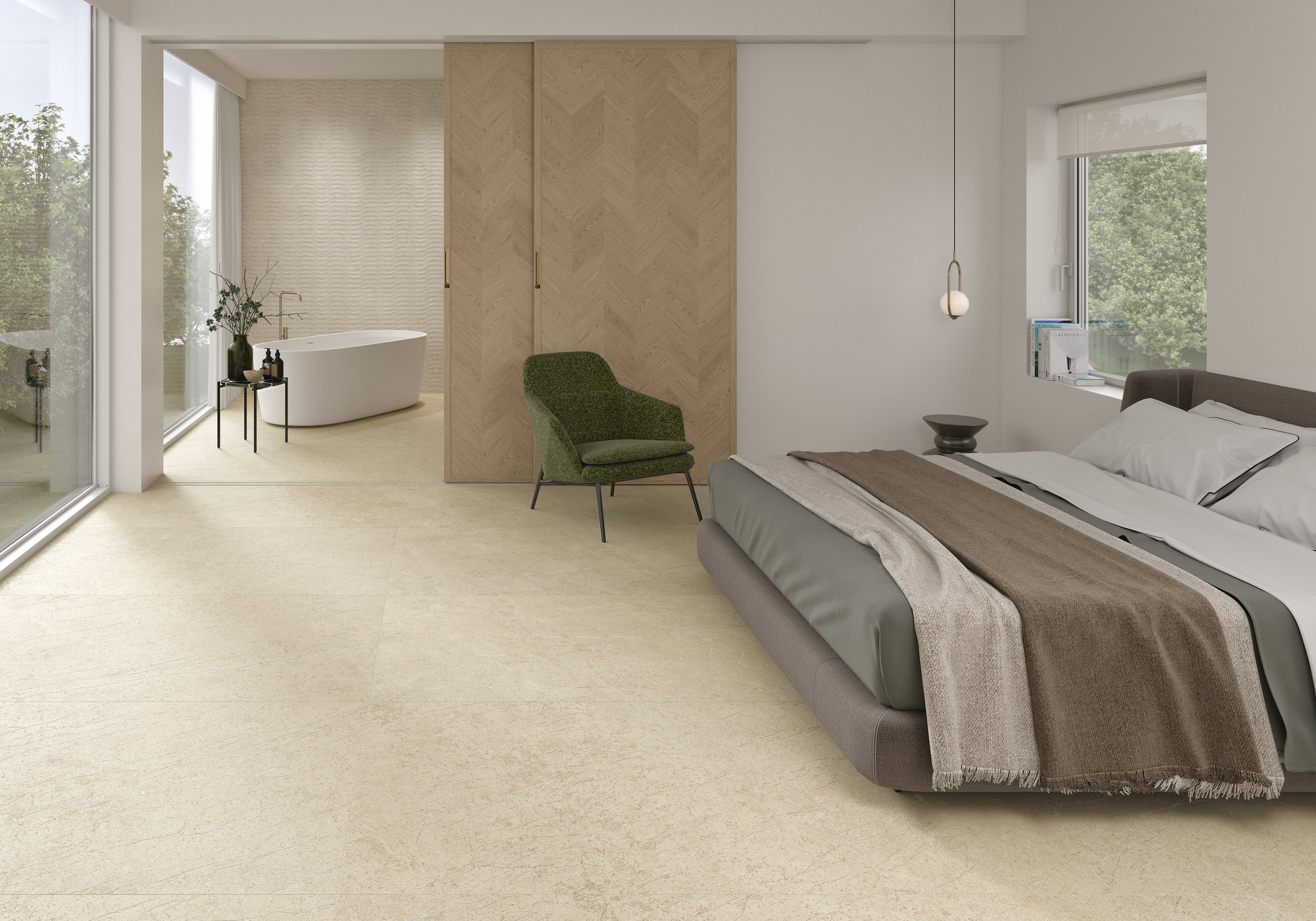 SWOOP BEIGE PORCELAIN FLOOR TILE1 1