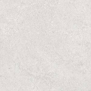 Chic silver. Image shows swatch of silver limestone look porcelain tile in 900 x 900mm size