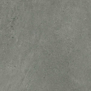 Ethos Flint. Image shows dark grey stone look porcelain tile swatch