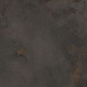 FORGE-TUNGSTEN-PORCELAIN-METALLIC-TILES-SWATCH. Image shows black and brown porcelain metallic tiles swatch