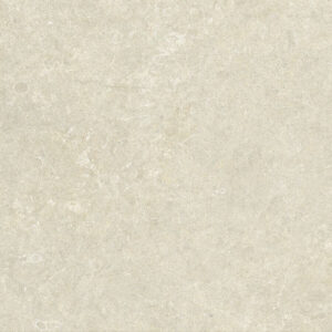 FUSION-TEMPER-LIMESTONE-PORCELAIN-SWATCH-PANEL. Image shows swatch of off-white limestone porcelain tile